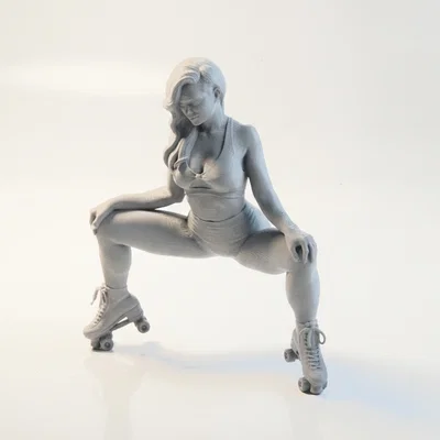 Mô hình 3D Cô Nàng Skater Squat - Tệp in STL