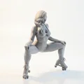 Mô hình 3D Cô Nàng Skater Squat - Tệp in STL - Thumbnail 2