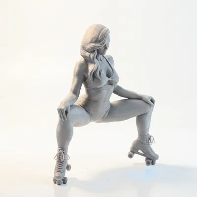 Mô hình 3D Cô Nàng Skater Squat - Tệp in STL