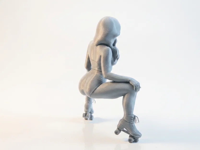 Mô hình 3D Cô Nàng Skater Squat - Tệp in STL - Image 3