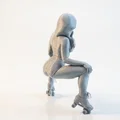 Mô hình 3D Cô Nàng Skater Squat - Tệp in STL - Thumbnail 3