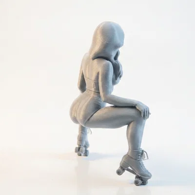 Mô hình 3D Cô Nàng Skater Squat - Tệp in STL