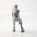 Mô hình 3D Skater Girl Roller Derby - Cô gái trượt ván đầy phong cách - Thumbnail 3