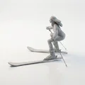 Mô hình 3D Nữ Vận động viên Trượt tuyết (Ski Babe) - File STL in 3D - Thumbnail 1