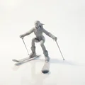 Mô hình 3D Nữ Vận động viên Trượt tuyết (Ski Babe) - File STL in 3D - Thumbnail 2