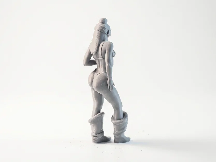Mô hình 3D Nữ Vận Động Viên Trượt Tuyết - Ski Babe Winter Sports - Image 3