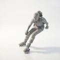 Mô hình Nữ vận động viên trượt patin 3D - Skater Lady Figurine - Thumbnail 1