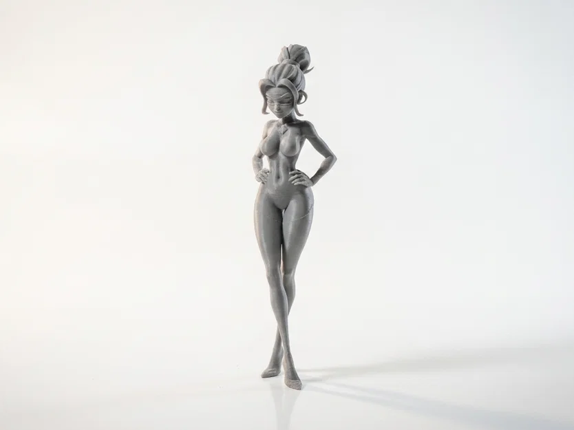 Mô hình tượng nữ Skinny Babe - File 3D in ấn chất lượng cao - Image 1