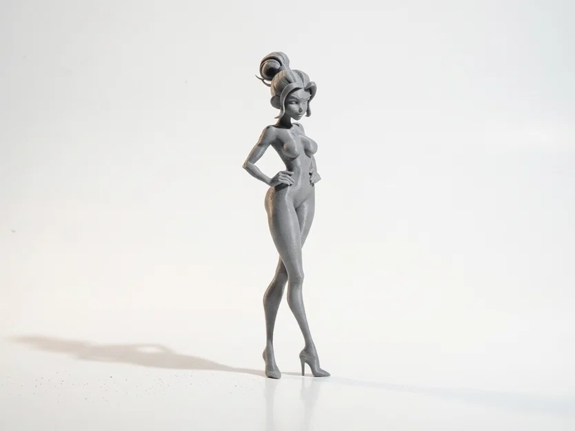 Mô hình tượng nữ Skinny Babe - File 3D in ấn chất lượng cao - Image 2