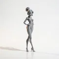 Mô hình tượng nữ Skinny Babe - File 3D in ấn chất lượng cao - Thumbnail 2