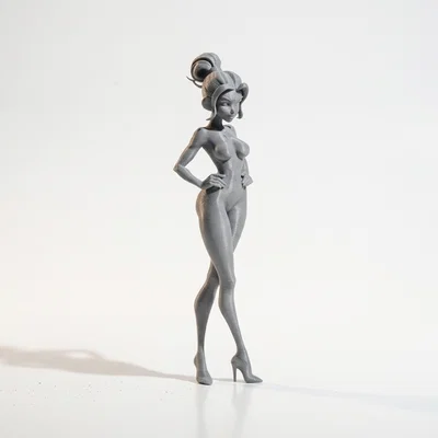 Mô hình tượng nữ Skinny Babe - File 3D in ấn chất lượng cao
