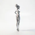 Mô hình tượng nữ Skinny Babe - File 3D in ấn chất lượng cao - Thumbnail 3