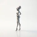 Mô hình tượng nữ Skinny Babe - File 3D in ấn chất lượng cao - Thumbnail 4