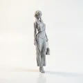 Mô hình tượng cô gái cầm túi xách thời trang in 3D - Thumbnail 2