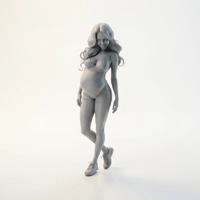 Mô Hình 3D Tượng Người Phụ Nữ Mang Thai Đầy Tinh Tế