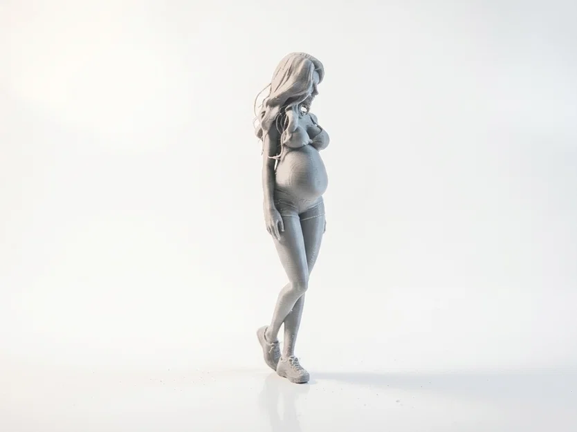 Mô Hình 3D Tượng Người Phụ Nữ Mang Thai Đầy Tinh Tế - Image 2