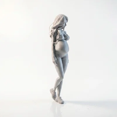 Mô Hình 3D Tượng Người Phụ Nữ Mang Thai Đầy Tinh Tế