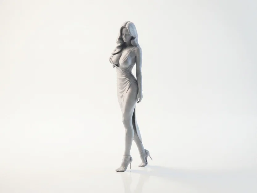 Mô hình 3D tượng phụ nữ thanh lịch - Image 1