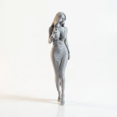 Mô hình 3D tượng phụ nữ thanh lịch