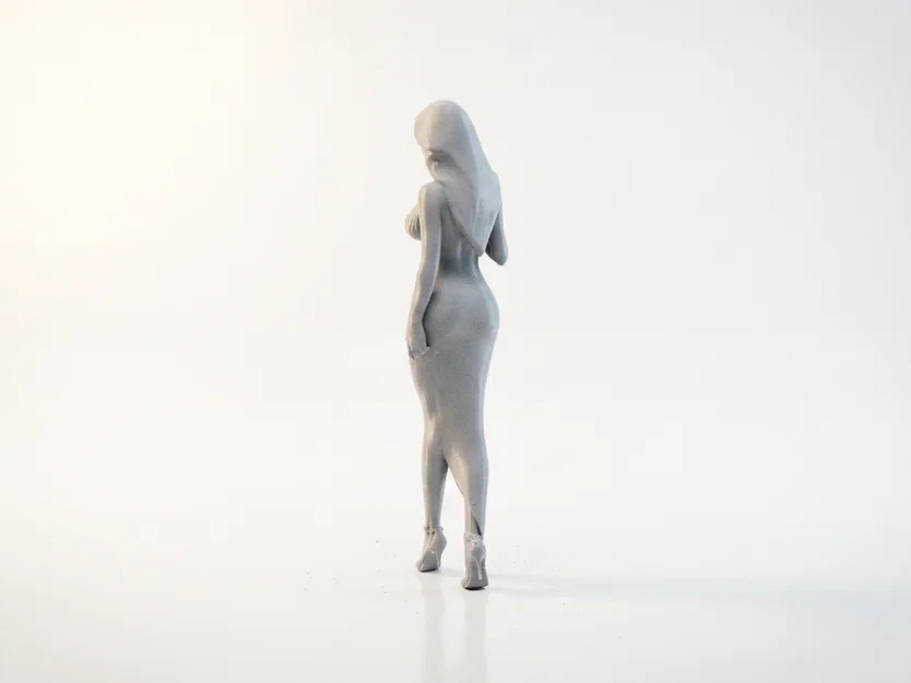 Mô hình 3D tượng phụ nữ thanh lịch - Image 4
