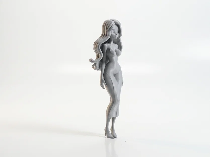 Tượng Cô Gái Thanh Lịch - Mô Hình In 3D Độc Đáo - Image 2