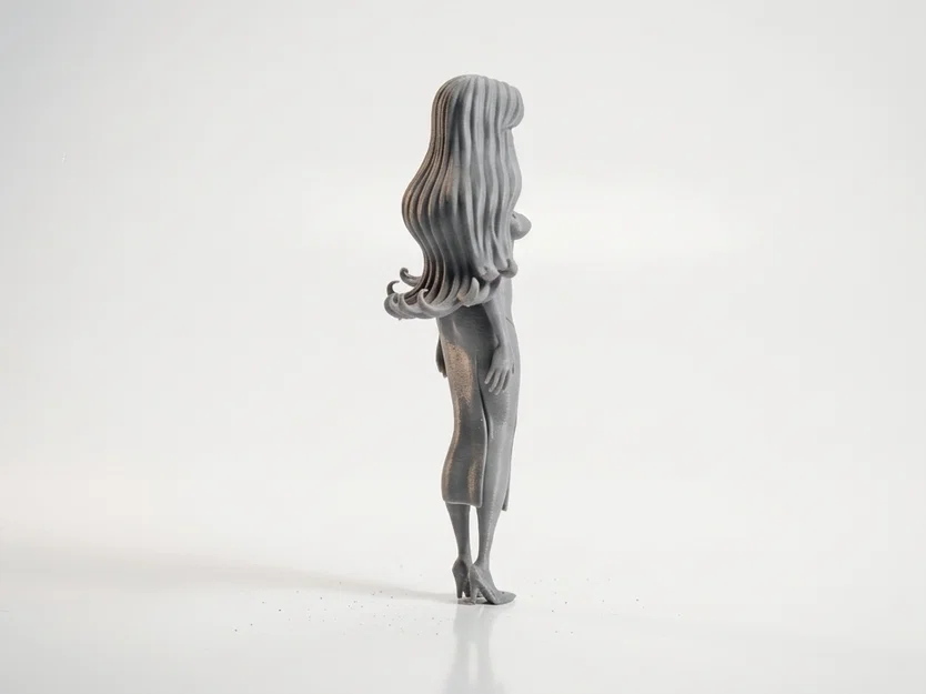 Tượng Cô Gái Thanh Lịch - Mô Hình In 3D Độc Đáo - Image 3