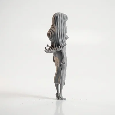 Tượng Cô Gái Thanh Lịch - Mô Hình In 3D Độc Đáo