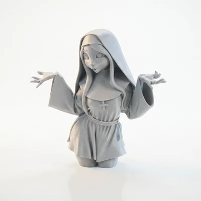 Mô hình tượng nhân vật nữ tôn giáo 3D chất lượng cao