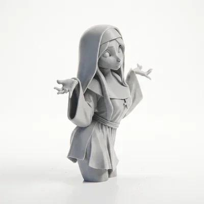 Mô hình tượng nhân vật nữ tôn giáo 3D chất lượng cao