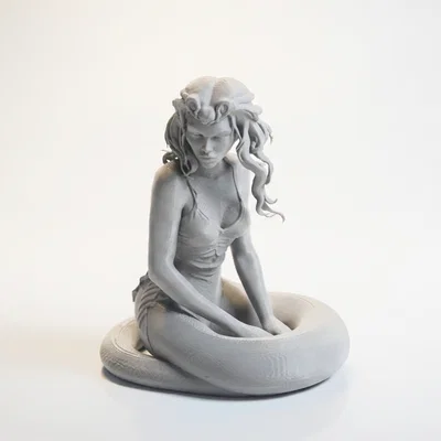 Mô hình 3D Nàng Rắn Fantasy (Snake Girl Figurine) in 3D
