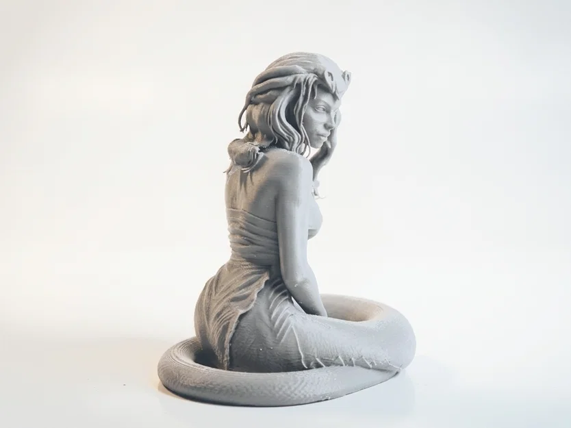 Mô hình 3D Nàng Rắn Fantasy (Snake Girl Figurine) in 3D - Image 2