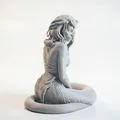 Mô hình 3D Nàng Rắn Fantasy (Snake Girl Figurine) in 3D - Thumbnail 2