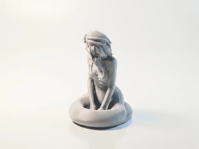 Mô hình 3D Nàng Rắn Fantasy (Snake Girl Figurine) in 3D - Image 4