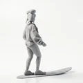 Mô hình Nữ Vận động viên Trượt tuyết 3D - Tượng thể thao nghệ thuật - Thumbnail 3