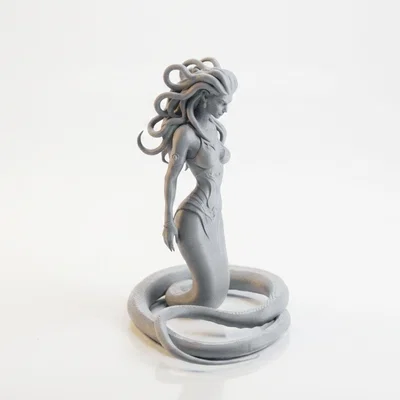 Mô hình 3D cô gái rắn (Snake Girl) đầy huyền bí