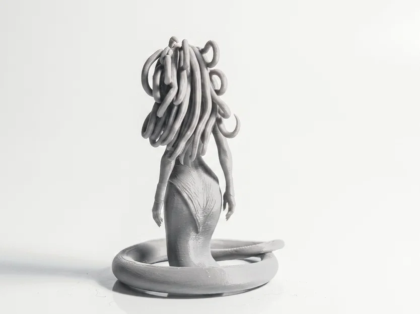 Mô hình 3D cô gái rắn (Snake Girl) đầy huyền bí - Image 3