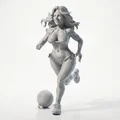 Mô hình 3D Nữ Vận Động Viên Bóng Đá (Soccer Babe) - Thumbnail 1
