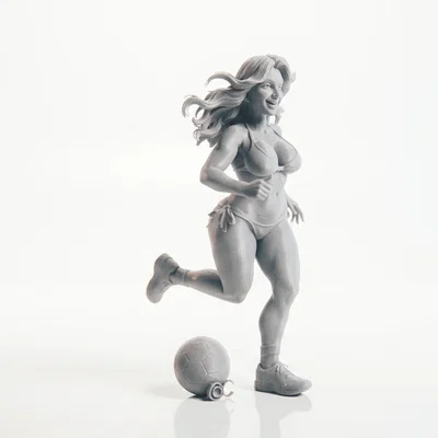 Mô hình 3D Nữ Vận Động Viên Bóng Đá (Soccer Babe)