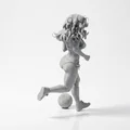 Mô Hình Nữ Vận Động Viên Bóng Đá In 3D Sống Động - Thumbnail 3
