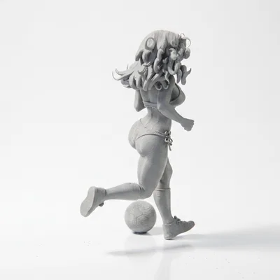 Mô Hình Nữ Vận Động Viên Bóng Đá In 3D Sống Động