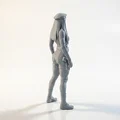 Mô hình 3D nữ quân nhân mặc bodysuit (Soldier In Bodysuit Female Figurine) - Thumbnail 3