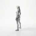 Mô hình 3D nữ quân nhân mặc bodysuit (Soldier In Bodysuit Female Figurine) - Thumbnail 4