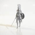 Mô hình Nữ chiến binh Spartan 3D chất lượng cao - Thumbnail 1