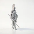 Mô hình Nữ chiến binh Spartan 3D chất lượng cao - Thumbnail 2