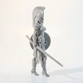Mô hình Nữ chiến binh Spartan 3D chất lượng cao - Thumbnail 3