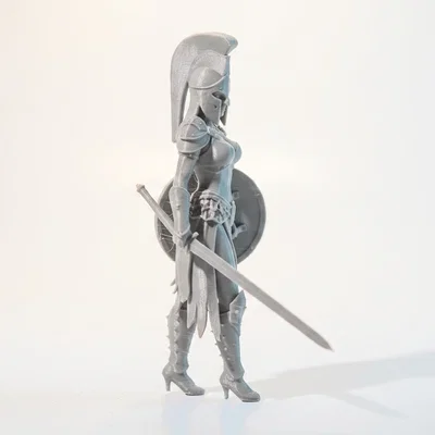 Mô hình Nữ chiến binh Spartan 3D chất lượng cao