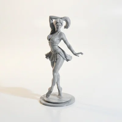 Mô hình Nữ chiến binh Spartan múa Ballet - File in 3D (STL)
