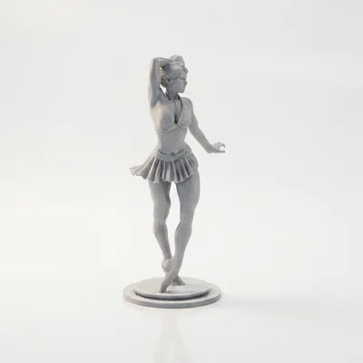 Mô hình Nữ chiến binh Spartan múa Ballet - File in 3D (STL)