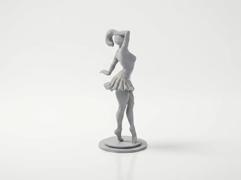 Mô hình Nữ chiến binh Spartan múa Ballet - File in 3D (STL) - Image 3