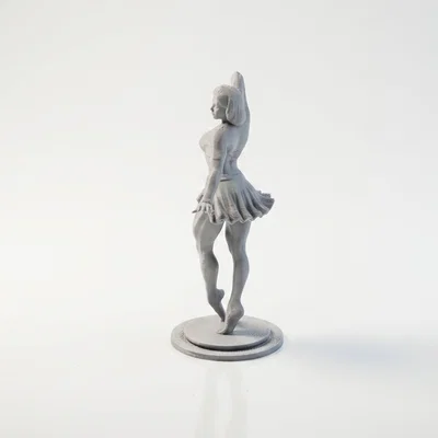 Mô hình Nữ chiến binh Spartan múa Ballet - File in 3D (STL)
